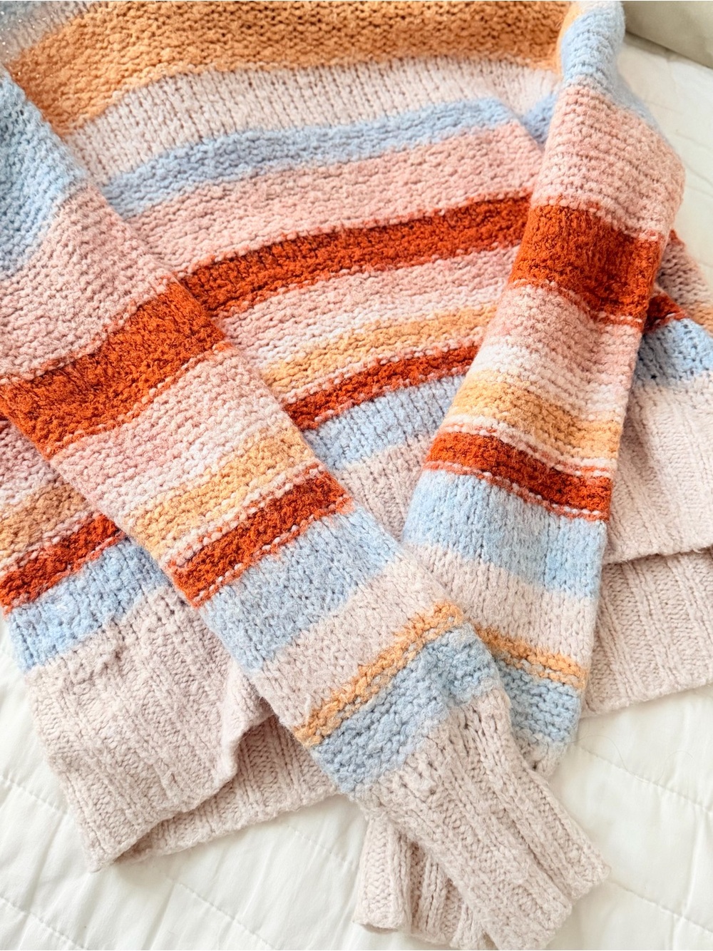American Eagle Striped Crewneck Sweater - Picture 4 of 7